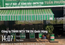 Thi công, thiết kế, thẩm duyệt pccc cây xăng dầu tuấn phương - Bình Phước
