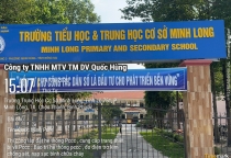 HỆ THỐNG PCCC TRƯỜNG TIỂU HỌC và THCS Minh LONG