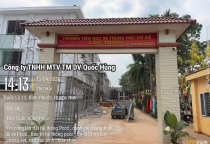 Thi công lắp đặt hệ thống PCCC Trường Tiểu học và Trung học cơ sở Lộc Thịnh