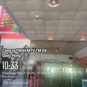 Thi công lắp đặt hệ thống báo cháy tự động phòng tập ghim X-MEN