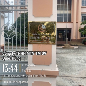 Thi công lắp kim chống sét, Kho bạc Nhà nước Hớn Quản, Bình Phước