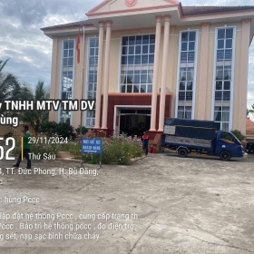 Thi công hệ thống PCCC cho kho bạc Huyện Bù Băng tỉnh Bình Phước