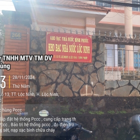 Thi công hệ thống PCCC cho kho bạc Lộc Ninh, tỉnh Bình Phước