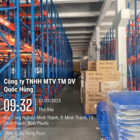 Thi công PCCC cho kho hàng tại KCN Chơn Thành, Bình Phước