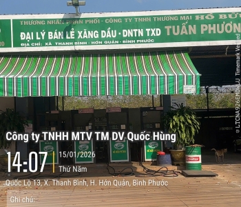 Thi công, thiết kế, thẩm duyệt pccc cây xăng dầu tuấn phương - Bình Phước