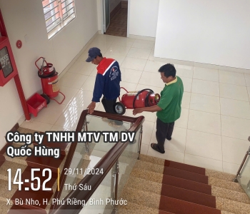 Thi công hệ thống PCCC cho các Kho bạc Nhà nước tại tỉnh Bình Phước