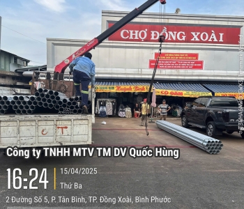 Thi công PCCC cho Chợ Đồng Xoài- Tp.Đồng Xoài, Bình Phước