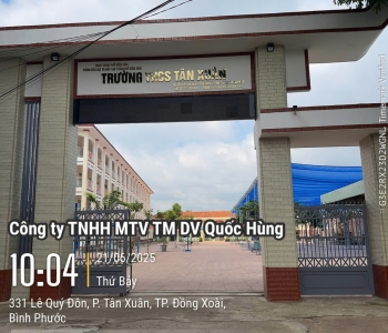 PCCC cho Trường Trung học Cơ sở Tân Xuân-Bình Phước