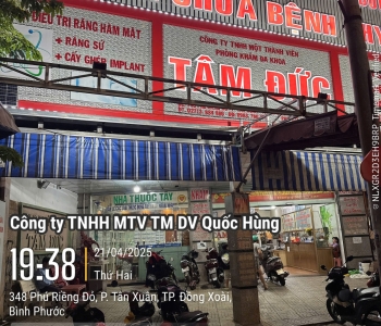 Thi công PCCC phòng khám Đa khoa Tâm Đức-Bình Phước