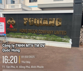 Thi công PCCC Cty FUQIANG kcn Đồng Phú