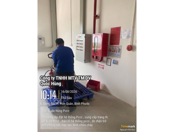 THI CÔNG LẮP ĐẶT HỆ THỐNG PCCC TẠI BÌNH PHƯỚC – CÔNG TY QUỐC HÙNG