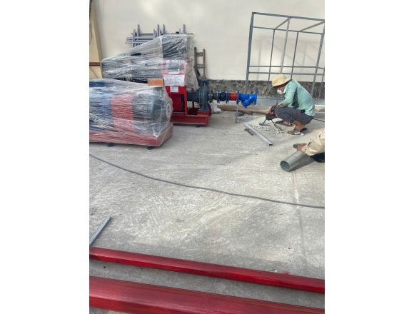 Thi công lắp đặt hệ thống phòng cháy chữa cháy hội trường 400 Công an tỉnh Bình PHƯỚC