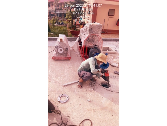 Thi công lắp đặt hệ thống phòng cháy chữa cháy hội trường 400 Công an tỉnh Bình PHƯỚC