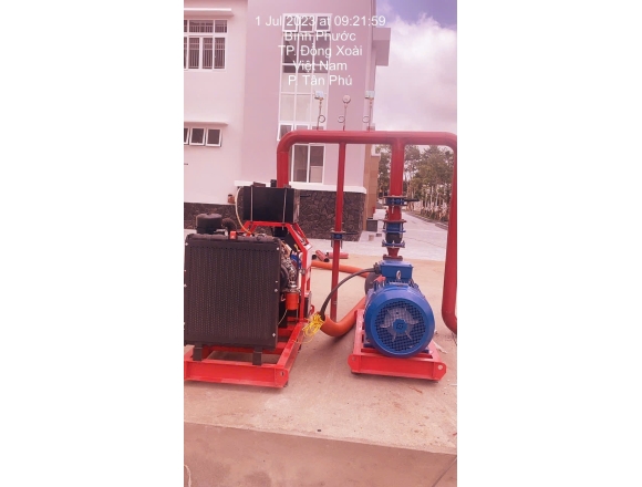 Thi công lắp đặt hệ thống phòng cháy chữa cháy hội trường 400 Công an tỉnh Bình PHƯỚC