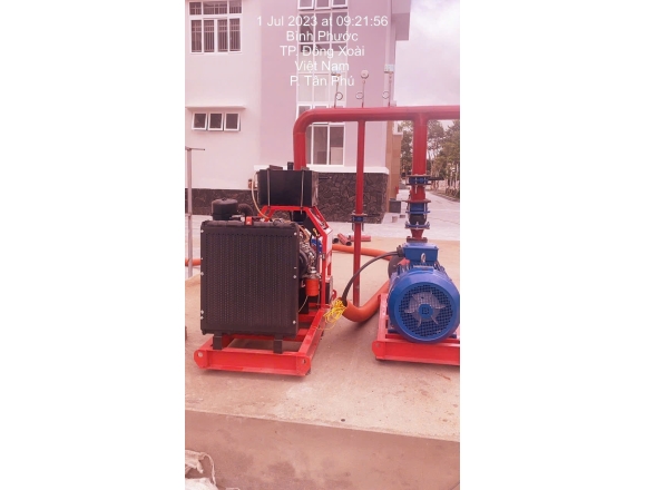 Thi công lắp đặt hệ thống phòng cháy chữa cháy hội trường 400 Công an tỉnh Bình PHƯỚC