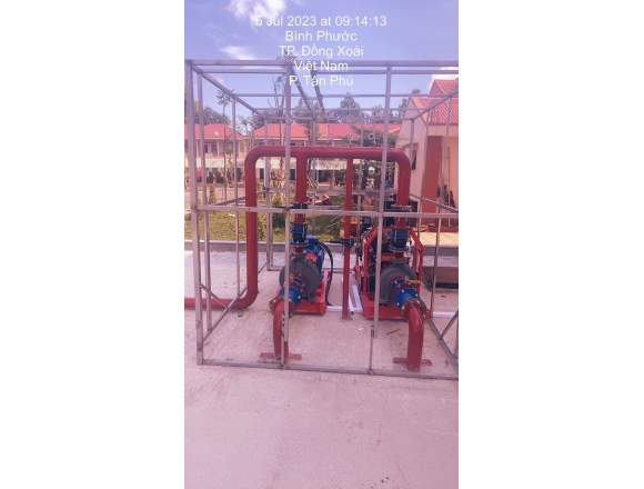 Thi công lắp đặt hệ thống phòng cháy chữa cháy hội trường 400 Công an tỉnh Bình PHƯỚC