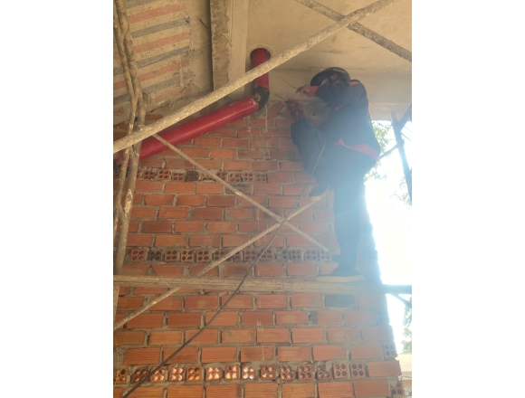 Thi công lắp đặt hệ thống phòng cháy chữa cháy hội trường 400 Công an tỉnh Bình PHƯỚC