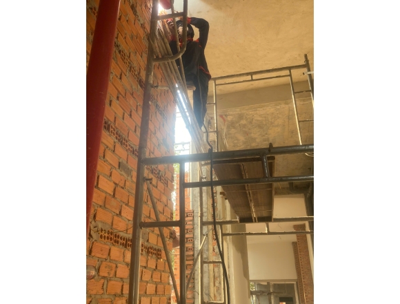 Thi công lắp đặt hệ thống phòng cháy chữa cháy hội trường 400 Công an tỉnh Bình PHƯỚC