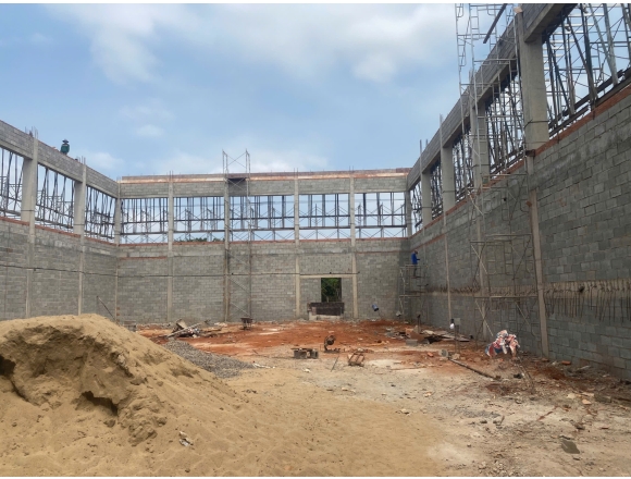 Thi công lắp đặt hệ thống phòng cháy chữa cháy nhiệm thu phòng cháy chữa cháy. Nhà thi đấu đa năng xã Phước Tín, thị xã Phước Long, tỉnh Bình Phước