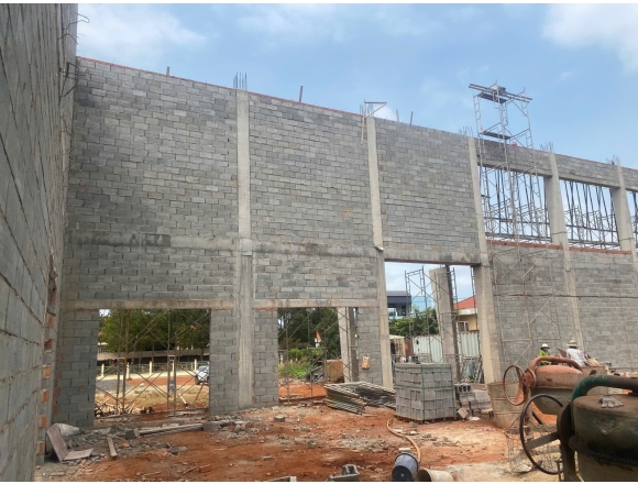 Thi công lắp đặt hệ thống phòng cháy chữa cháy nhiệm thu phòng cháy chữa cháy. Nhà thi đấu đa năng xã Phước Tín, thị xã Phước Long, tỉnh Bình Phước