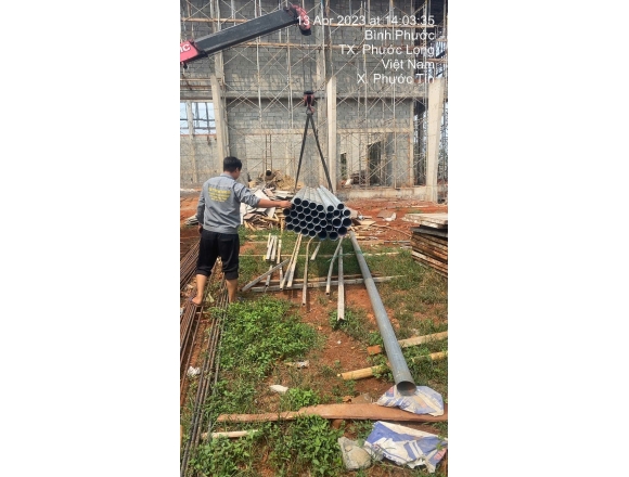 Thi công lắp đặt hệ thống phòng cháy chữa cháy nhiệm thu phòng cháy chữa cháy. Nhà thi đấu đa năng xã Phước Tín, thị xã Phước Long, tỉnh Bình Phước