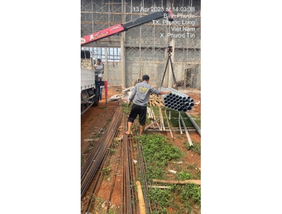 Thi công lắp đặt hệ thống phòng cháy chữa cháy nhiệm thu phòng cháy chữa cháy. Nhà thi đấu đa năng xã Phước Tín, thị xã Phước Long, tỉnh Bình Phước