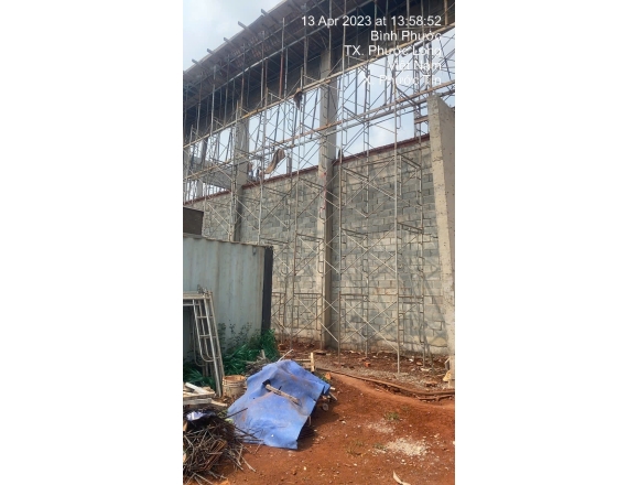 Thi công lắp đặt hệ thống phòng cháy chữa cháy nhiệm thu phòng cháy chữa cháy. Nhà thi đấu đa năng xã Phước Tín, thị xã Phước Long, tỉnh Bình Phước