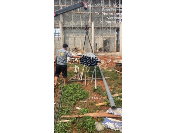 Thi công lắp đặt hệ thống phòng cháy chữa cháy nhiệm thu phòng cháy chữa cháy. Nhà thi đấu đa năng xã Phước Tín, thị xã Phước Long, tỉnh Bình Phước