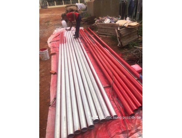 Thi công lắp đặt hệ thống phòng cháy chữa cháy nhiệm thu phòng cháy chữa cháy. Nhà thi đấu đa năng xã Phước Tín, thị xã Phước Long, tỉnh Bình Phước