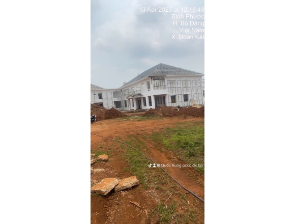 Thi công lắp đặt hệ thống phòng cháy chữa cháy Trường mầm non Hoa Sen, xã Đoàn Kết, huyện Bù Đăng tỉnh Bình Phước