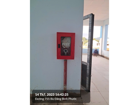 Thi công lắp đặt hệ thống phòng cháy chữa cháy Trường mầm non Hoa Sen, xã Đoàn Kết, huyện Bù Đăng tỉnh Bình Phước