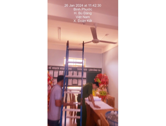 Thi công lắp đặt hệ thống phòng cháy chữa cháy Trường mầm non Hoa Sen, xã Đoàn Kết, huyện Bù Đăng tỉnh Bình Phước