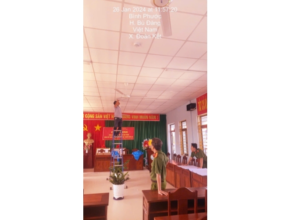 Thi công lắp đặt hệ thống phòng cháy chữa cháy Trường mầm non Hoa Sen, xã Đoàn Kết, huyện Bù Đăng tỉnh Bình Phước