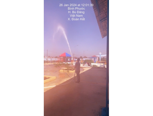 Thi công lắp đặt hệ thống phòng cháy chữa cháy Trường mầm non Hoa Sen, xã Đoàn Kết, huyện Bù Đăng tỉnh Bình Phước