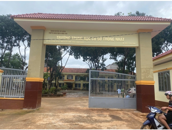 Thi công lắp đặt hệ thống phòng cháy chữa cháy Trường trung học cơ sở Thống Nhất huyện Bù Đăng tỉnh Bình Phước