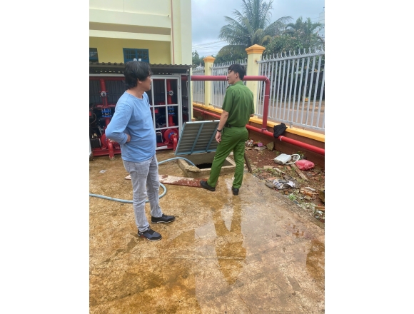 Thi công lắp đặt hệ thống phòng cháy chữa cháy Trường trung học cơ sở Thống Nhất huyện Bù Đăng tỉnh Bình Phước