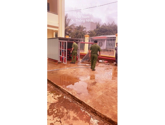 Thi công lắp đặt hệ thống phòng cháy chữa cháy Trường trung học cơ sở Thống Nhất huyện Bù Đăng tỉnh Bình Phước