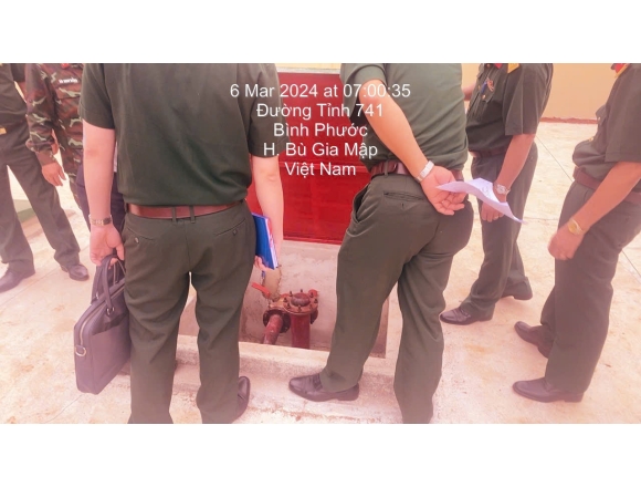 Thi công lắp đặt hệ thống phòng cháy cây xăng bộ quốc phòng binh đoàn 778 , huyện Bù Gia Mập, tỉnh Bình Phước