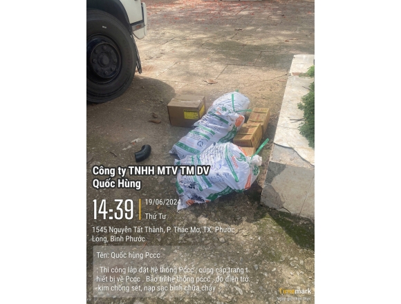 Thi công lắp đặt hệ thống phòng cháy chữa cháy Trường trung học cơ sở thác mơ, phường Thác Mơ, thị xã Phước Long, tỉnh Bình Phước