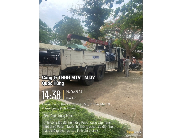 Thi công lắp đặt hệ thống phòng cháy chữa cháy Trường trung học cơ sở thác mơ, phường Thác Mơ, thị xã Phước Long, tỉnh Bình Phước