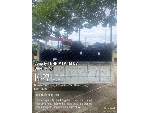 Thi công lắp đặt hệ thống phòng cháy chữa cháy Trường trung học cơ sở thác mơ, phường Thác Mơ, thị xã Phước Long, tỉnh Bình Phước