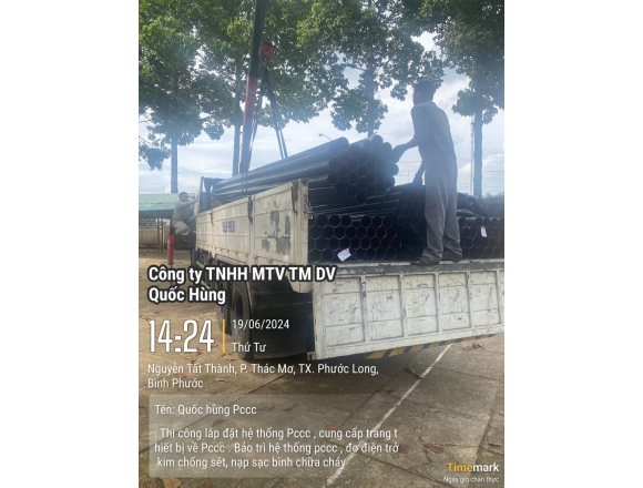 Thi công lắp đặt hệ thống phòng cháy chữa cháy Trường trung học cơ sở thác mơ, phường Thác Mơ, thị xã Phước Long, tỉnh Bình Phước