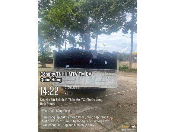 Thi công lắp đặt hệ thống phòng cháy chữa cháy Trường trung học cơ sở thác mơ, phường Thác Mơ, thị xã Phước Long, tỉnh Bình Phước