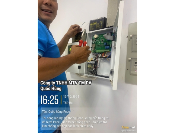 Thi công lắp đặt hệ thống phòng cháy chữa , công ty cổ phần năng lượng lộc ninh 4,5 trạm biến áp 220KV xã Lộc Tấn, huyện Lộc Ninh, tỉnh Bình Phước