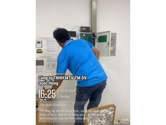 Thi công lắp đặt hệ thống phòng cháy chữa , công ty cổ phần năng lượng lộc ninh 4,5 trạm biến áp 220KV xã Lộc Tấn, huyện Lộc Ninh, tỉnh Bình Phước