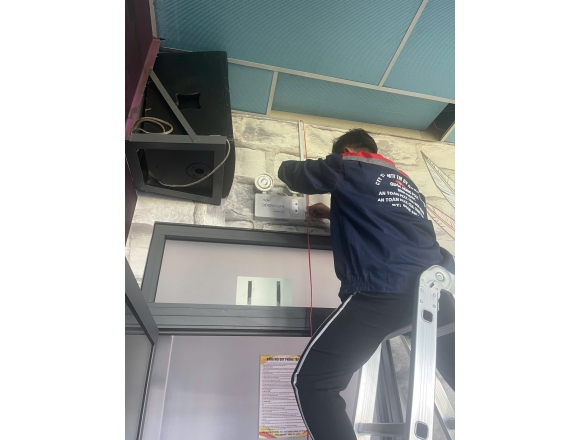 Thi công lắp đặt hệ thống báo cháy tự động phòng tập ghim X-MEN