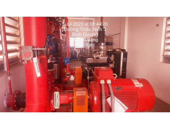 Thi công hệ thống PCCC cho kho bạc Thị xã Bình Long Long tỉnh Bình Phước