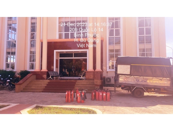 Thi công hệ thống PCCC cho kho bạc Huyện Bù Băng tỉnh Bình Phước