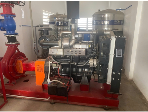 Thi công hệ thống PCCC cho kho bạc Thị xã Chơn Thành Long tỉnh Bình Phước