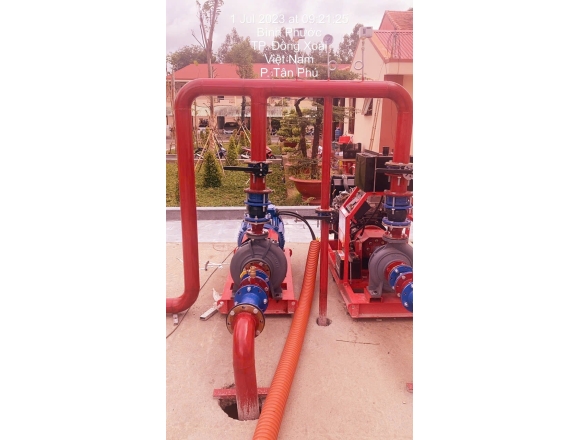 Thi công hệ thống PCCC cho quán Karaoke Thiên Thanh-Đồng Xoài